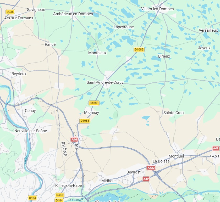 zone d'intervention dans les dombes